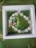 Crystal Butterfly Glass Bracelet A-0001
